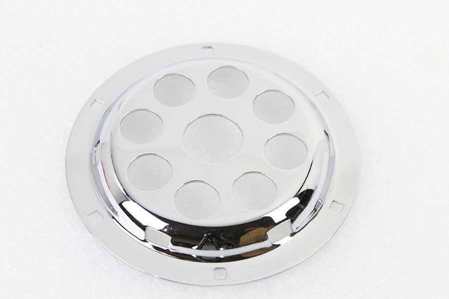 HARLEY Chrome 6 inch Horn Face with Holes Fits 1942-1947 EL,   1942-1947 FL,