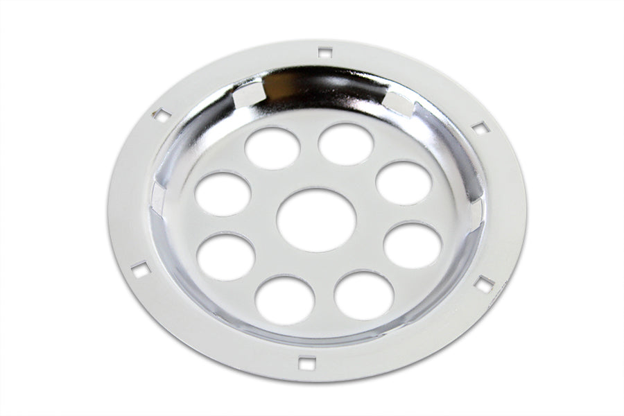 HARLEY Chrome 6 inch Horn Face with Holes Fits 1942-1947 EL,   1942-1947 FL,