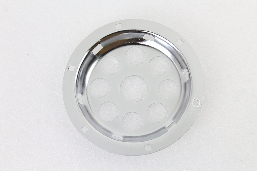 HARLEY Chrome 6 inch Horn Face with Holes Fits 1942-1947 EL,   1942-1947 FL,