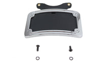 HARLEY Chrom Nummernschildrahmen gebogen Passend für 2010-UP FLHX, 2010-UP FLTRX,