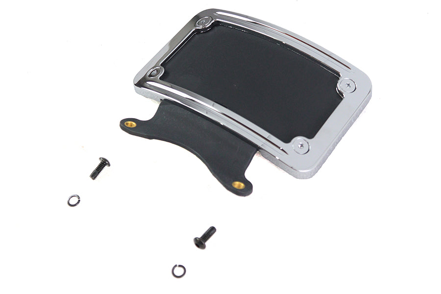 HARLEY Chrom Nummernschildrahmen gebogen Passend für 2010-UP FLHX, 2010-UP FLTRX,