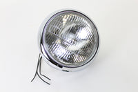 HARLEY 7 inch Round Headlamp 6 Volt fits 1949-1984 FLH,