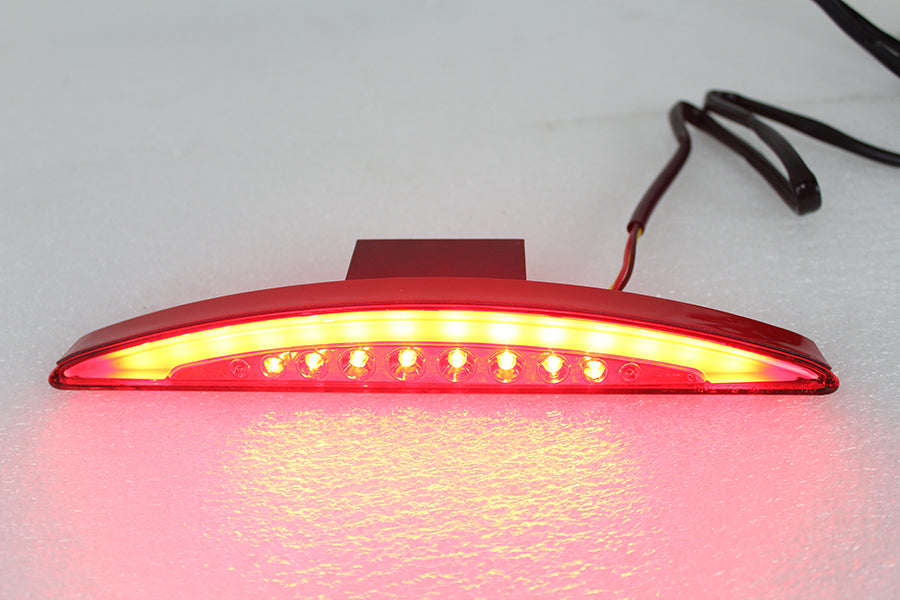 HARLEY Slice Style LED Fender Mount Tail Lamp with Red Lens fits 2013-UP FXSB,