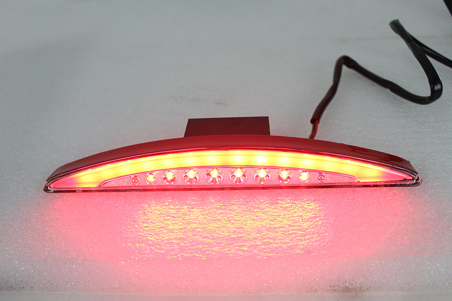 HARLEY Slice Style LED Fender Mount Tail Lamp with Clear Lens fits 2013-UP FXSB,