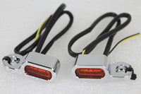HARLEY Chrom-LED-Blinkerset passend für 2009-2016 FLT, Hydraulikkupplung 2016-2017 FLSS, Hydraulikkupplung