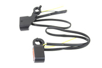 HARLEY Schwarzes LED-Blinker-Set, passend für 2000-2014 FLST, 2000-2014 FXST, 1999-2017 FXD, 1996-2003