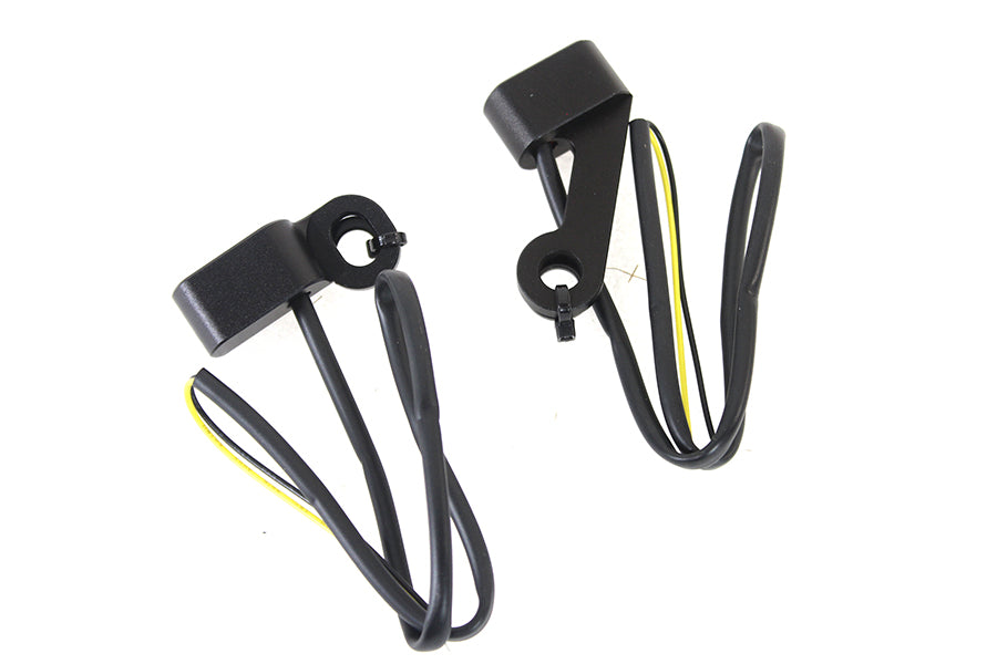 HARLEY Schwarzes LED-Blinkerset passend für 2004-2018 XL,