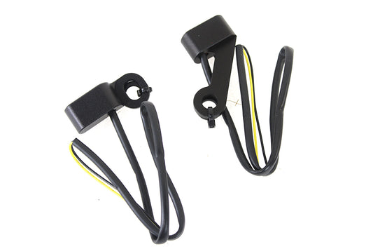 HARLEY Schwarzes LED-Blinkerset passend für 2004-2018 XL,