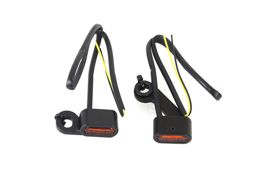 HARLEY Schwarzes LED-Blinkerset passend für 2004-2018 XL,
