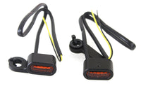 HARLEY Schwarzes LED-Blinkerset passend für 2004-2018 XL,