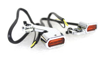 HARLEY Chrome LED Turn Signal Set Fits 2007-2017 FLT, Mechanical Clutch 2015-2018 FLST, Mechanical C