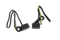 HARLEY Schwarzes LED-Blinkerset Passend für 2007-2017 FLT, mechanische Kupplung 2015-2018 FLST, mechanische Kuppl