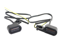 HARLEY Schwarzes LED-Blinkerset Passend für 2007-2017 FLT, mechanische Kupplung 2015-2018 FLST, mechanische Kuppl