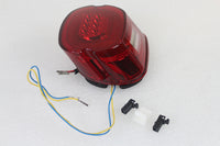 HARLEY Red Lens Tail Lamp with LED Turn Signals fits 1999-2013 FL,   1999-2013 FX,   1999-2013 XL,
