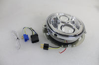 HARLEY 7 inch LED Headlamp Assembly Chrome fits 2014-UP FLT,