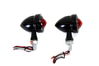 HARLEY LED Bullet Blinker Set Schwarz mit rotem Glas Passend für 0-  Custom, Anwendung