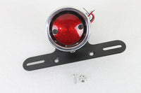 HARLEY LED 2 Zoll Rücklicht-Einheit, rund, Chrom, passend für 0-Custom, Applikation