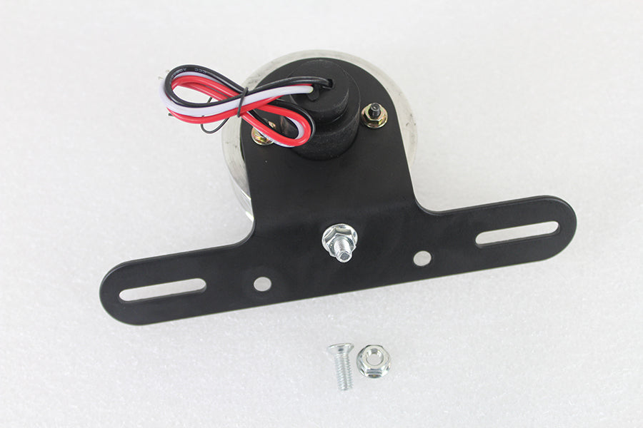 HARLEY LED 2 Zoll Rücklicht-Einheit, rund, Chrom, passend für 0-Custom, Applikation