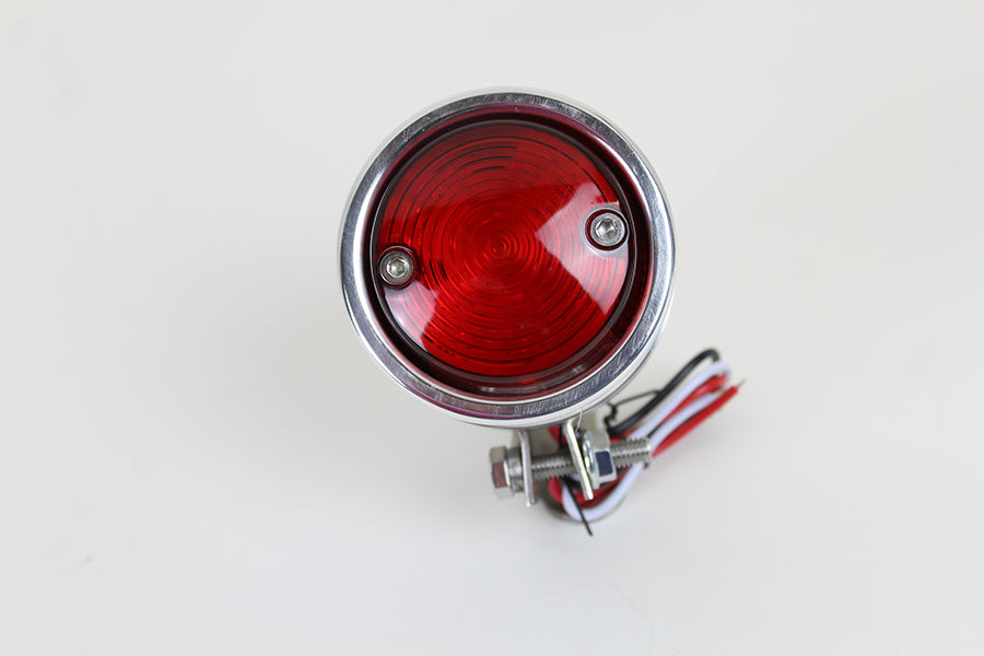 HARLEY LED Bullet Rücklichtbaugruppe Chrom Passend für 0- Kundenspezifische Anwendung