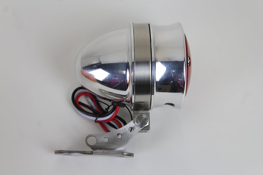 HARLEY LED Bullet Rücklichtbaugruppe Chrom Passend für 0- Kundenspezifische Anwendung