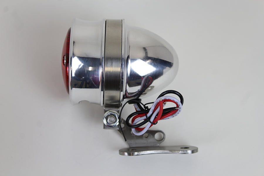 HARLEY LED Bullet Rücklichtbaugruppe Chrom Passend für 0- Kundenspezifische Anwendung
