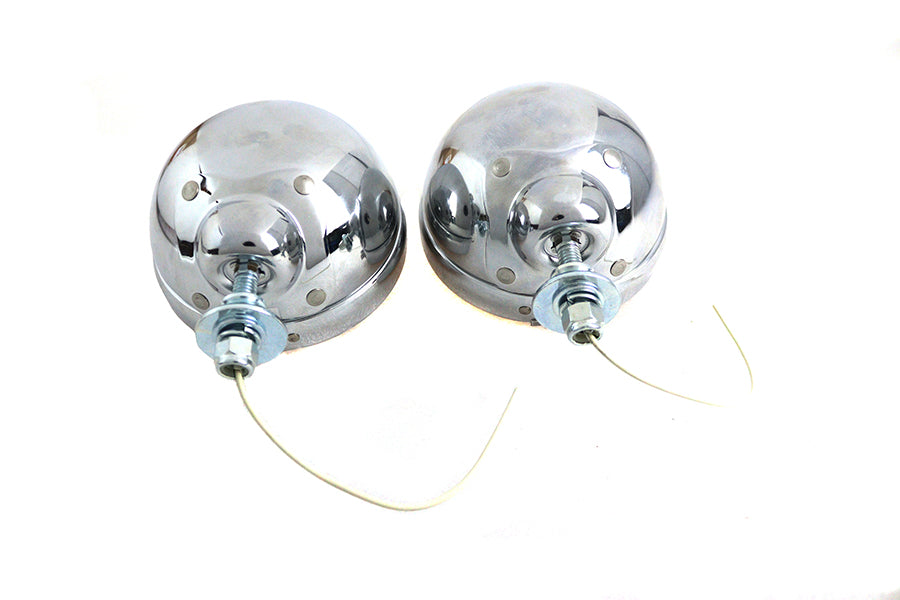 HARLEY 12 Volt Amber Spotlamp Set Passend für 1964-UP FL,   1964-UP FL,