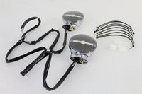 HARLEY Amber LED Flache Blinkerlinse Set Passend für 2001-2017 FLSTC, Modelle mit flachen Blinkerlinsen