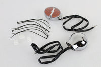 HARLEY Amber LED Flachglas Blinker-Set Passend für 2001-2017 FLSTC, Modelle mit Flachglas-Blinkern