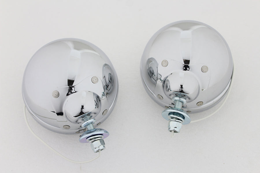 HARLEY 4-1/2 Zoll Spotlampen-Set mit 12-Volt-Glühbirne Passend für 1964-1984 FL, 1979-UP FLT, 1979-UP FLT,
