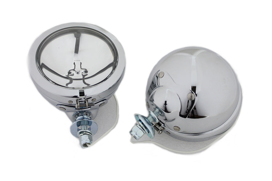 HARLEY 4-1/2 Zoll Spotlampen-Set mit 12-Volt-Glühbirne Passend für 1964-1984 FL, 1979-UP FLT, 1979-UP FLT,