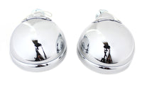 HARLEY 4-1/2 Zoll geriffeltes Linsen-Zusatzscheinwerfer-Set mit 6 Volt Glühbirne Passend für 1964-1984 FL, 1979-UP FLT, 1979