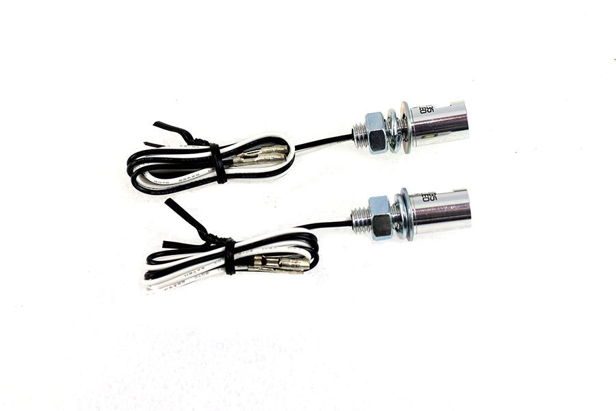 HARLEY Chrome Burdett Kennzeichenschrauben-Set mit LED Passt 0-  Sonderanfertigung, Anwendung