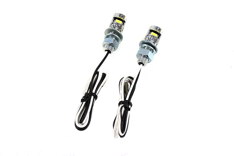 HARLEY Chrome Burdett Kennzeichenschrauben-Set mit LED Passt 0-  Sonderanfertigung, Anwendung