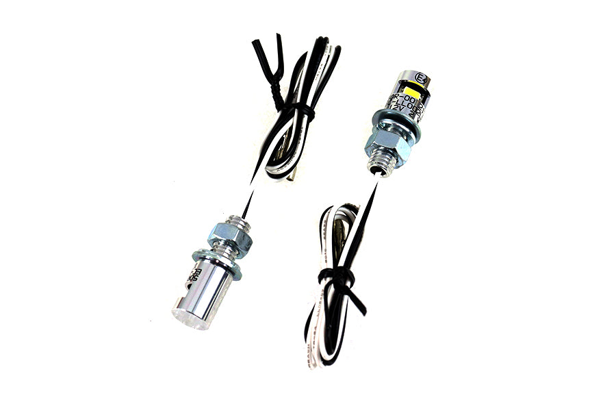 HARLEY Chrome Burdett Kennzeichenschrauben-Set mit LED Passt 0-  Sonderanfertigung, Anwendung