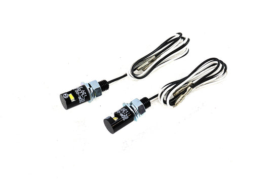 HARLEY Black Burdett Kennzeichenschrauben-Set mit LED Passt für 0-  Custom, Anwendung