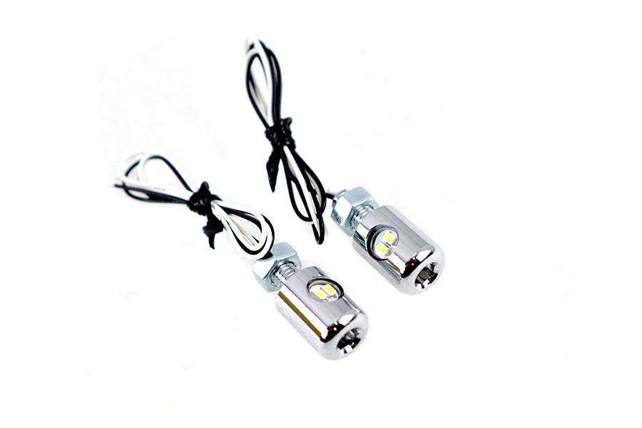 HARLEY Chrome Hagler Nummernschildschrauben-Set mit LED Passt 0-  Custom, Anwendung