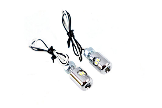 HARLEY Chrome Hagler Nummernschildschrauben-Set mit LED Passt 0-  Custom, Anwendung