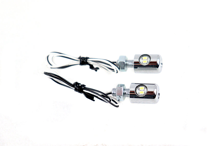 HARLEY Chrome Hagler Nummernschildschrauben-Set mit LED Passt 0-  Custom, Anwendung