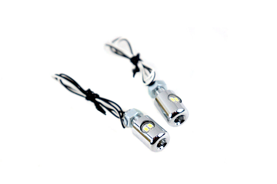 HARLEY Chrome Hagler Nummernschildschrauben-Set mit LED Passt 0-  Custom, Anwendung