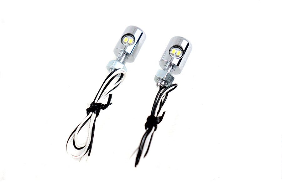 HARLEY Chrome Hagler Nummernschildschrauben-Set mit LED Passt 0-  Custom, Anwendung