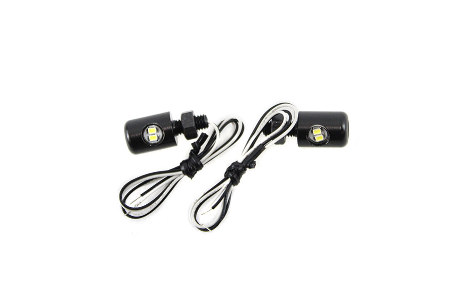 HARLEY Black Hagler Kennzeichenschrauben-Set mit LED Passt 0- Custom, Anwendung