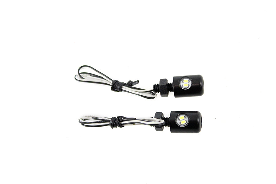 HARLEY Black Hagler Kennzeichenschrauben-Set mit LED Passt 0- Custom, Anwendung