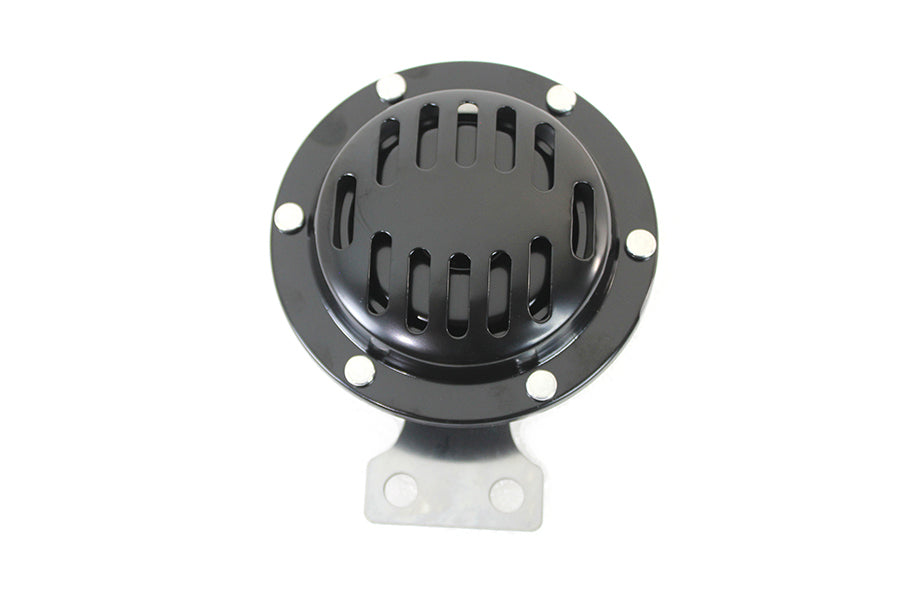 HARLEY Universal Style Mini-Horn, schwarz, 6 Volt Passt 0- Custom, Anwendung auf Classic-Modellen 0- Cus