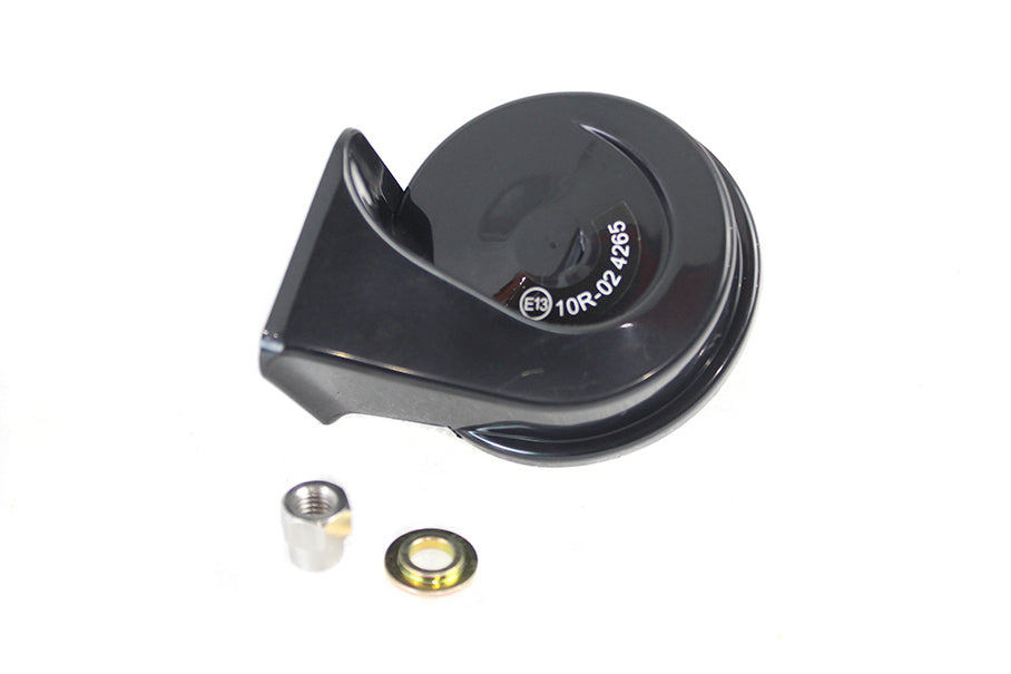 HARLEY Schwarzes Cow Bell Horn Passt 1990-2019 FLT,