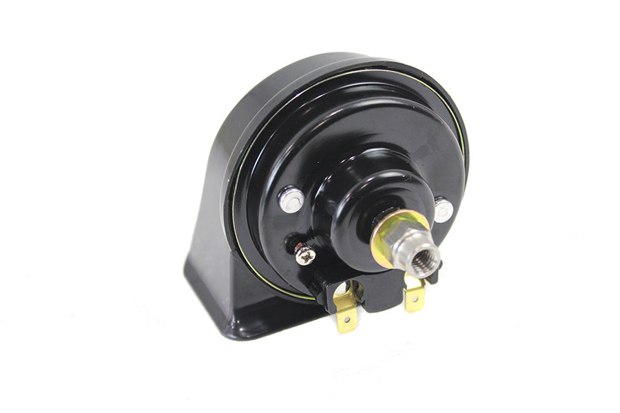 HARLEY Schwarzes Cow Bell Horn Passt 1990-2019 FLT,