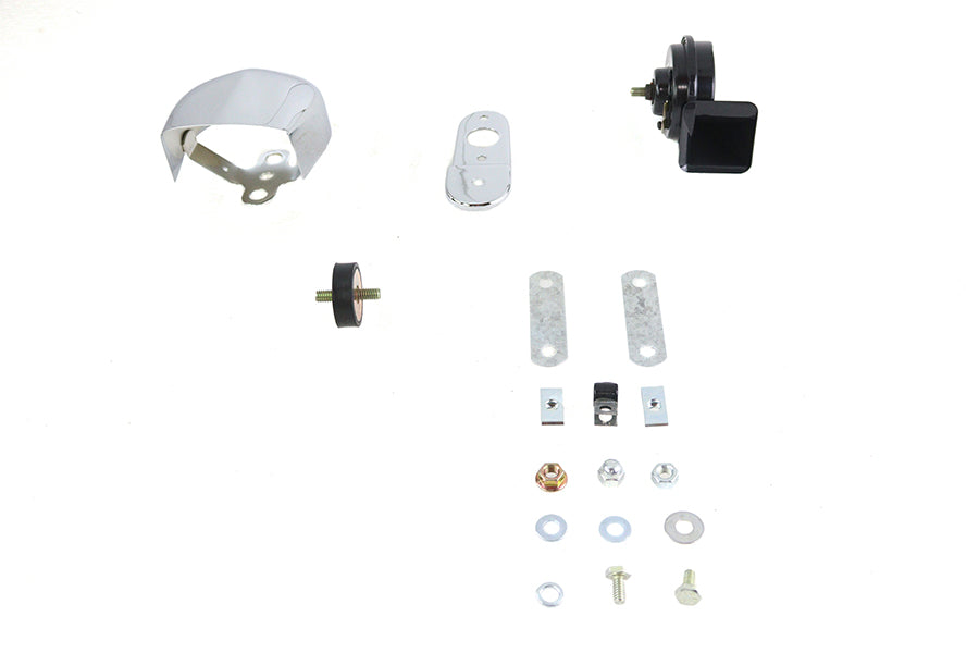 HARLEY Softail Horn Kit with Chrome Cover fits 1984-1999 FLST,   1984-1999 FXST,