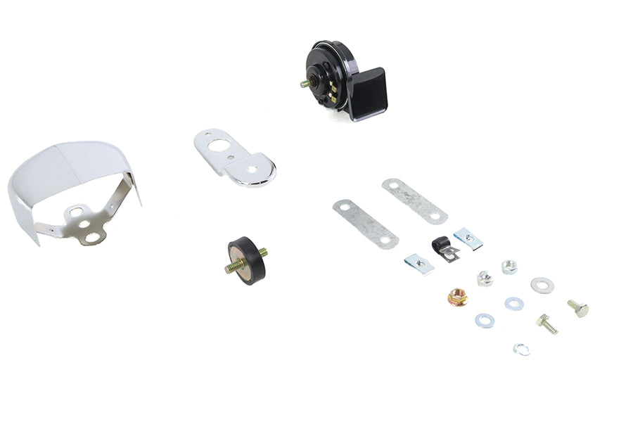 HARLEY Softail Horn Kit with Chrome Cover fits 1984-1999 FLST,   1984-1999 FXST,