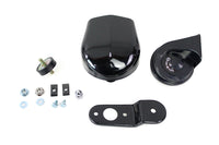 HARLEY Softail Horn Kit with Black Cover fits 1984-1999 FLST,   1984-1999 FXST,