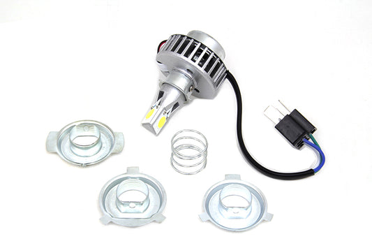 HARLEY White LED H4 Replacement Bulb Kit fits 0-  Custom,