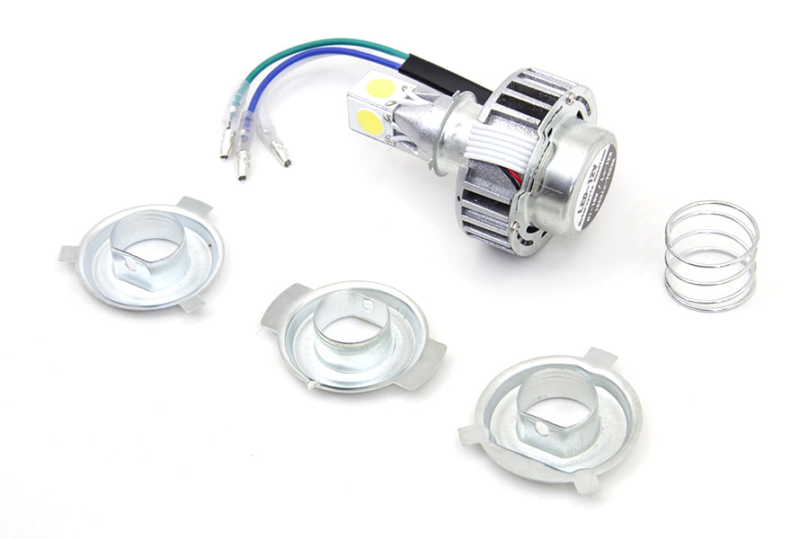 HARLEY White LED H4 Replacement Bulb Kit fits 0-  Custom,